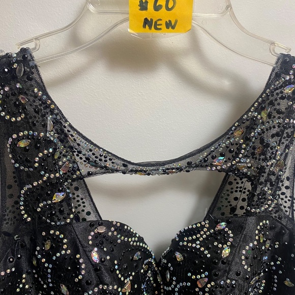 VOX black sequined  Party Dress - Picture 4 of 6